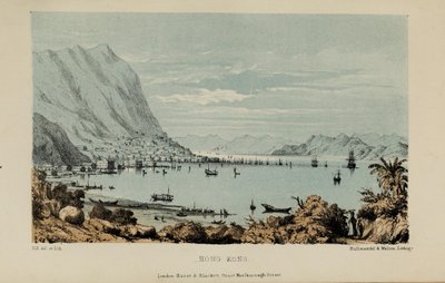 Hong Kong, acquerello di Robert Elwes (1819-1878), un giovane gentiluomo britannico benestante di Norfolk da Robert Elwes